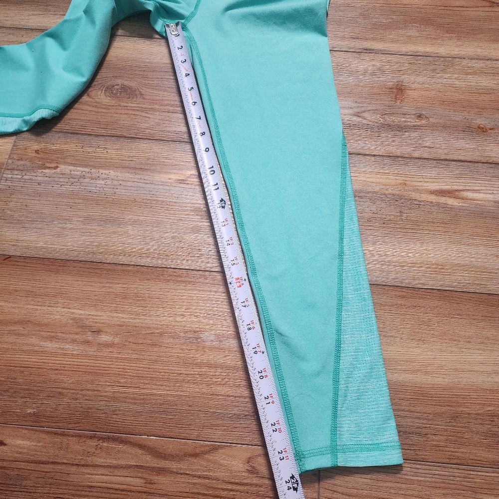 DSG 7/8 High Rise Tight Womens S Aqua Performance Leggings NEW - Picture 3 of 12